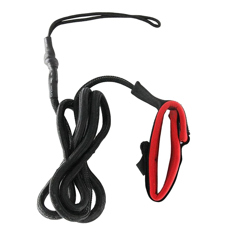 Stand Up Paddle Board Rope Leg Leash Surfboard Foot Rope Surf Protection Accessories Black Red