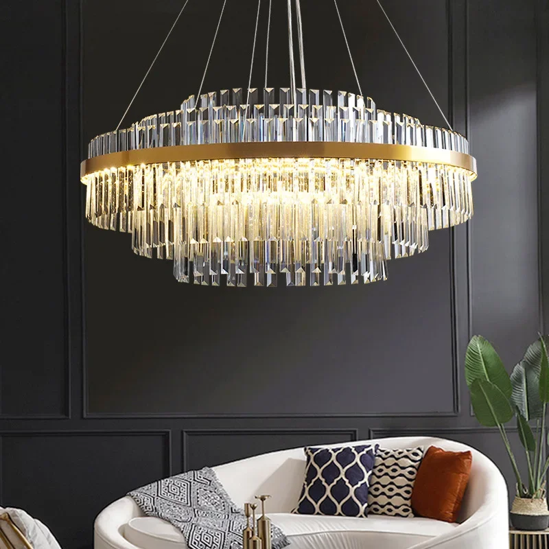 

The lamp is modern, simple, high-end, atmospheric, luxurious, villa, restaurant, bedroom, model room, chandelier