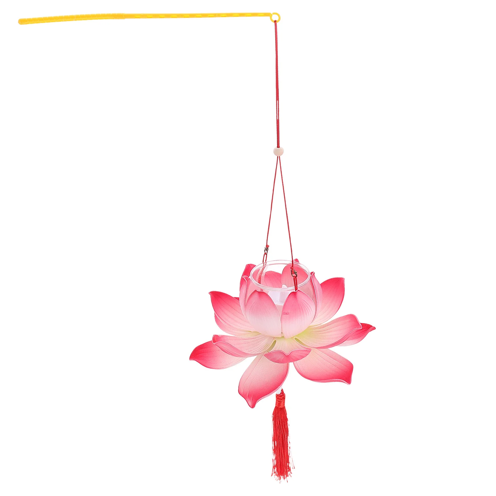 

1Set Exquisite Lantern DIY Material Kit Lotus Shaped Handheld Festive Lamp for Celebration Party Decor Crafts Festive Lantern