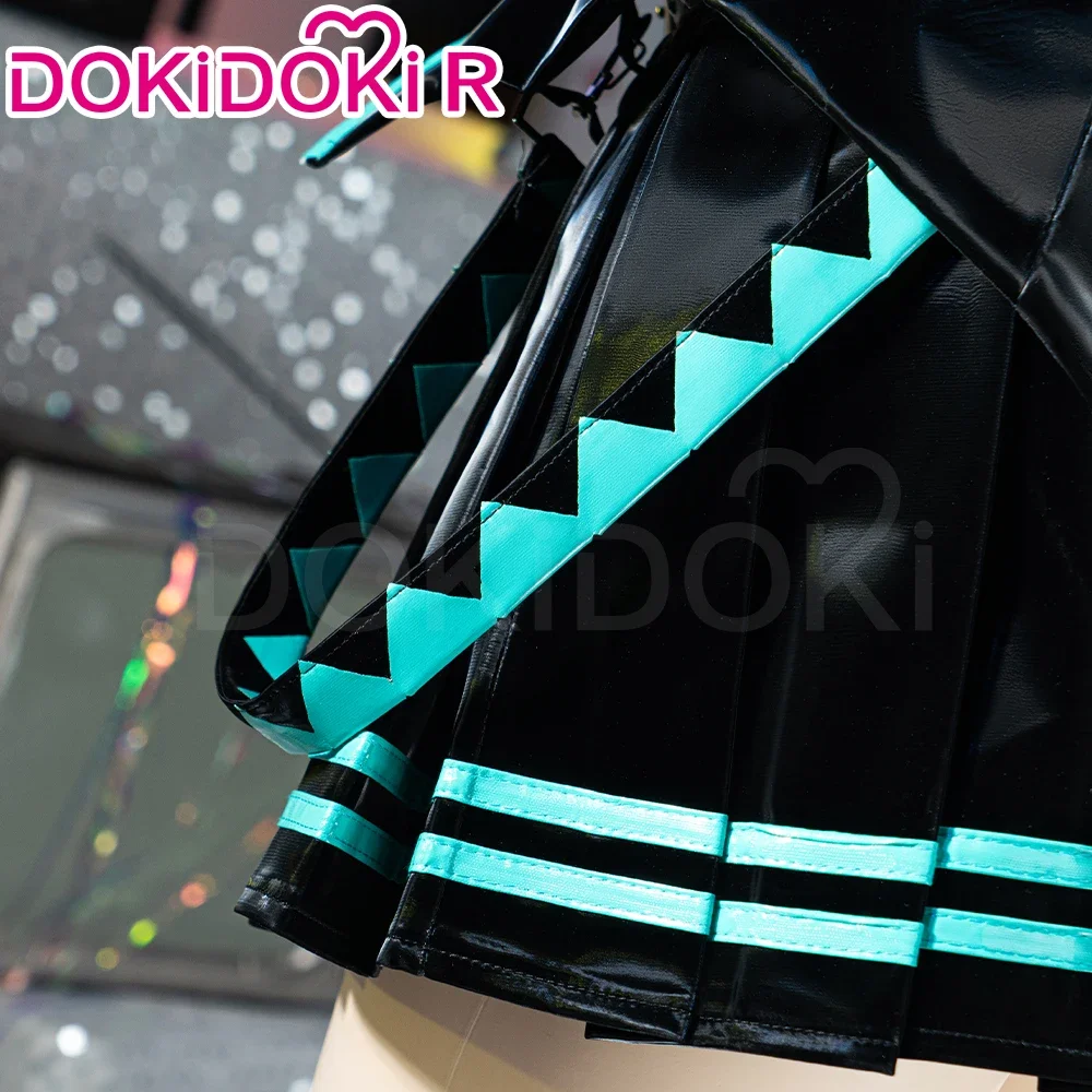 Miku przebranie na karnawał gra Cosplay【XS-2XL】DokiDoki-R Mikku 16. rocznica kobiety jednolity kostium sukienka Plus rozmiar 2025
