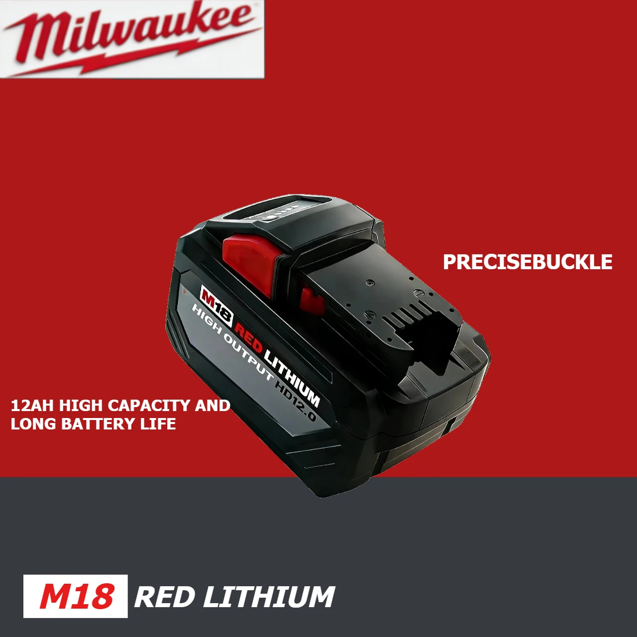

Milwaukee REDLITHIUM: Work longer, work stronger. Reliable power, rugged design, nonstop performance