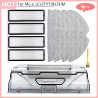 For Xiaomi Mijia 1C STYTJ01ZHM Spare Parts Robot Vacuum Cleaner Dust Box Dustbin HEPA Filter Mop Rag Home Accessories