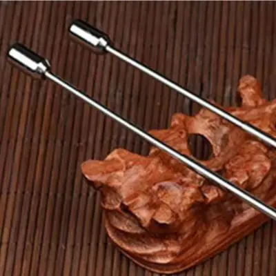 Adjustable Stainless Steel Dowsing Rods Water Detector Positioning Tool For Vein Search And Divination Accessories Pair