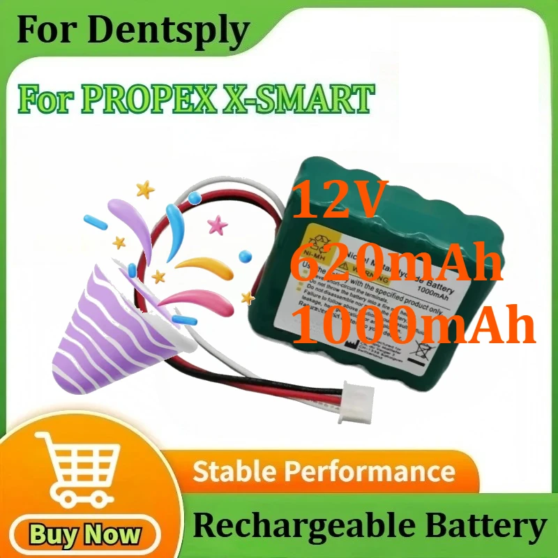 

New 12V 620mAh /1000mAh for Dentsply PROPEX X-SMART Root Canal Instrument Motor Battery Medical Equipment and Instruments