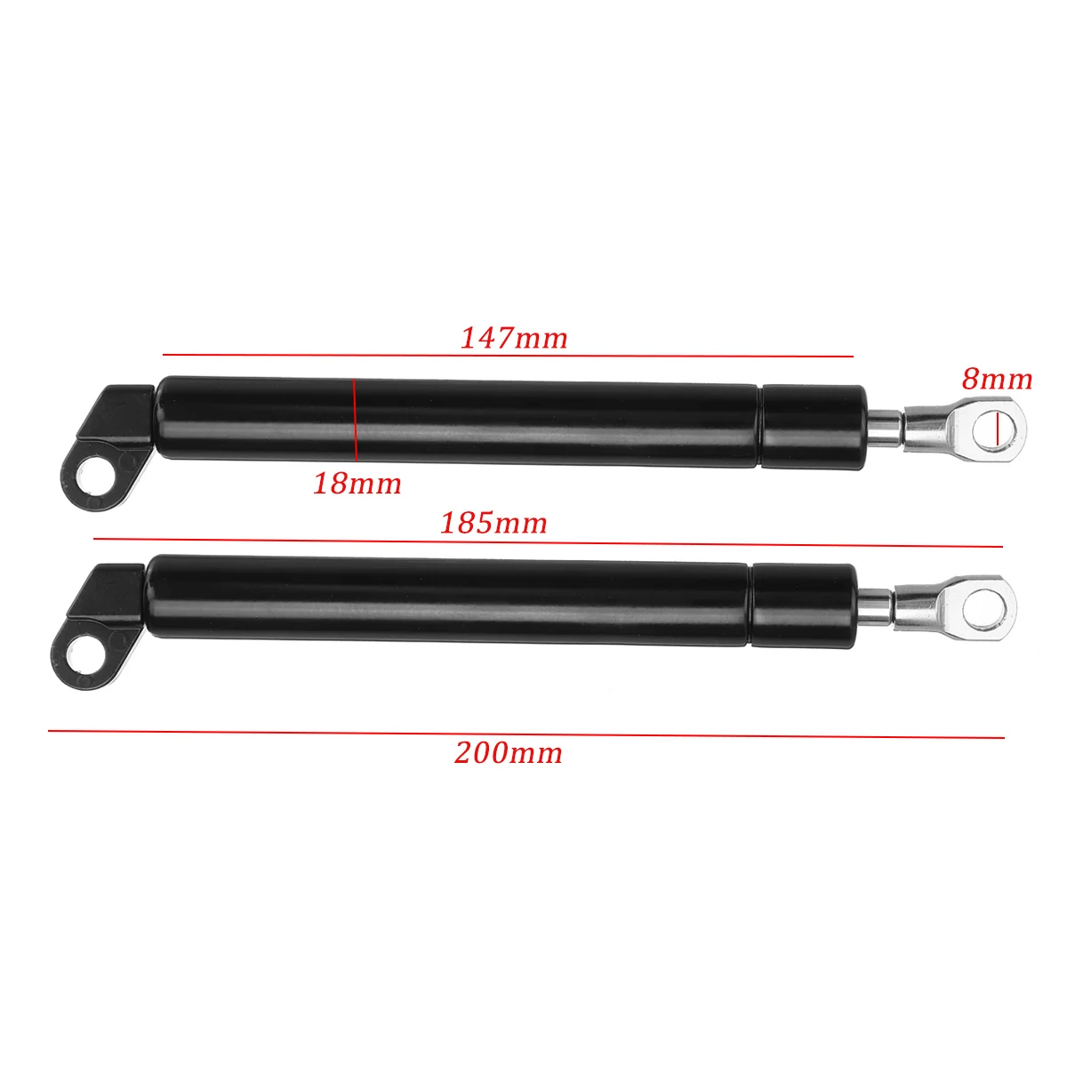 2 uds puntal de puerta trasera amortiguador de Gas para Ford Ranger T6 Xl Px Xlt Wildtrak 2012-2016 para PX Ranger 2011-2017