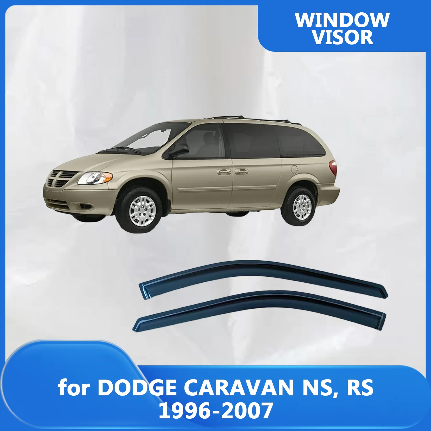 

Window Visor for DODGE CARAVAN NS RS 1996-2004 2005 2006 2007 Wind Deflectors Rain Guards Door Visor Vent Shades Ventvisor