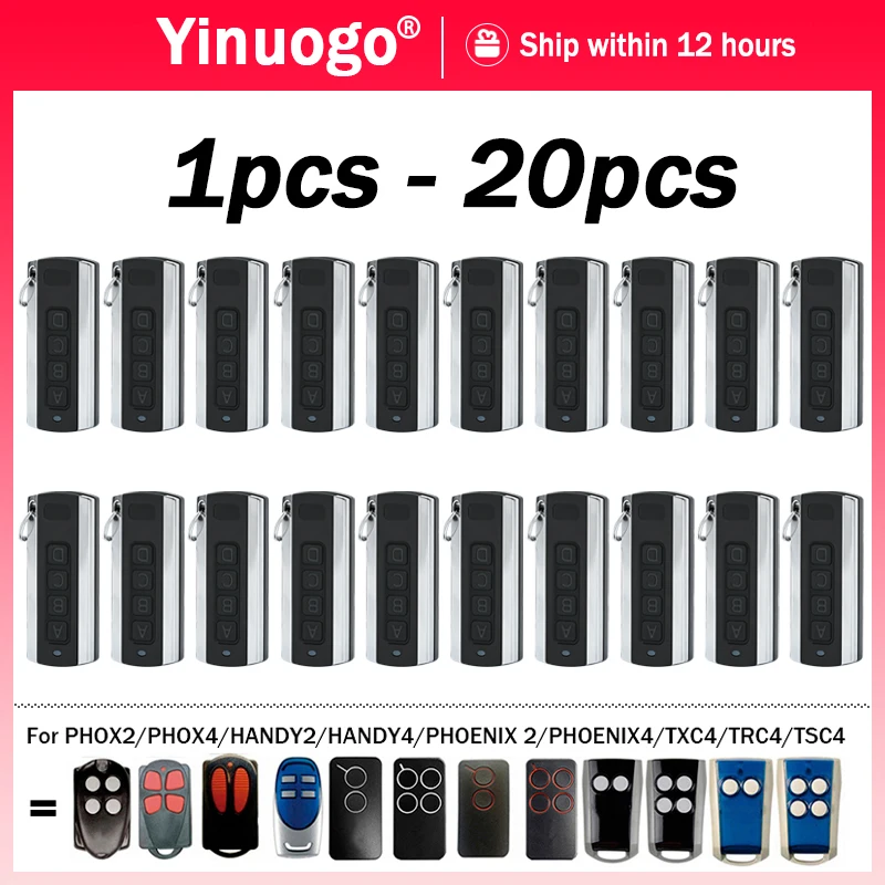 1-20pcs YNG605 433.92MHz Remote Control Duplicator For PHOX PHOX2 PHOX4 HANDY HANDY2 PHOENIX2 TSC4 TRC4 TXC4 Garage Gate Control