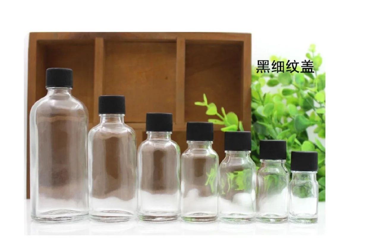 5ml clear glass bottle screw lid essential oil sample toner moisture lotion emulsion water skin care cosmetic packing