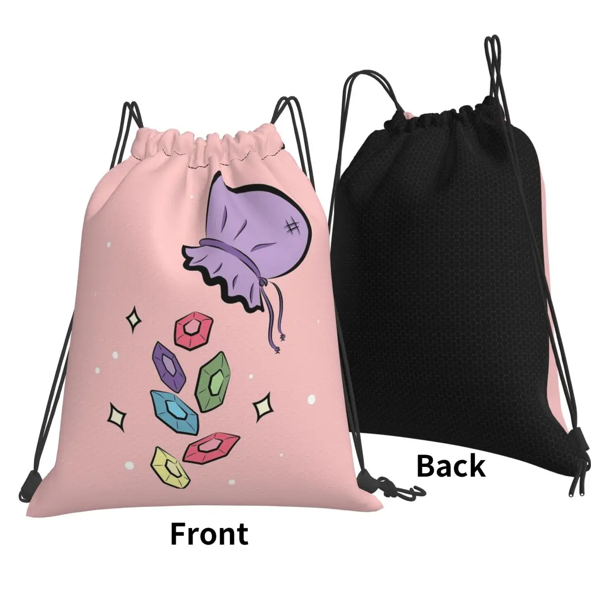 Adult Wallet Backpacks Portable Drawstring Bags Sports Bag Book Bags for Travel Students