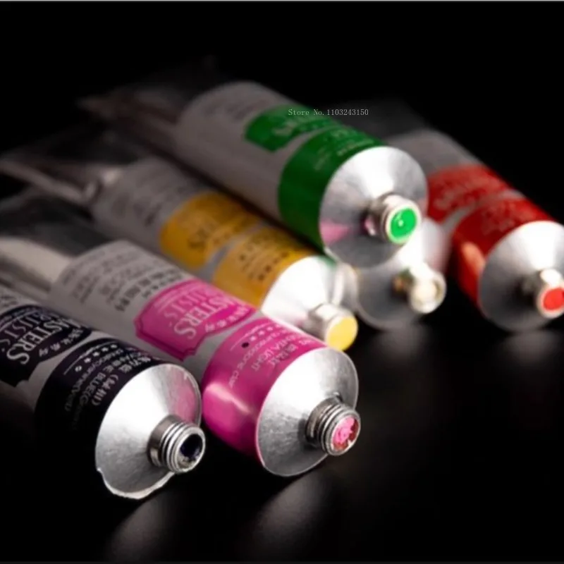 60ml / Tube Artist Advanced Oil Paints Art Supplies Beginners Artistic Painting Works Graffiti Creation Watercolor Pigments