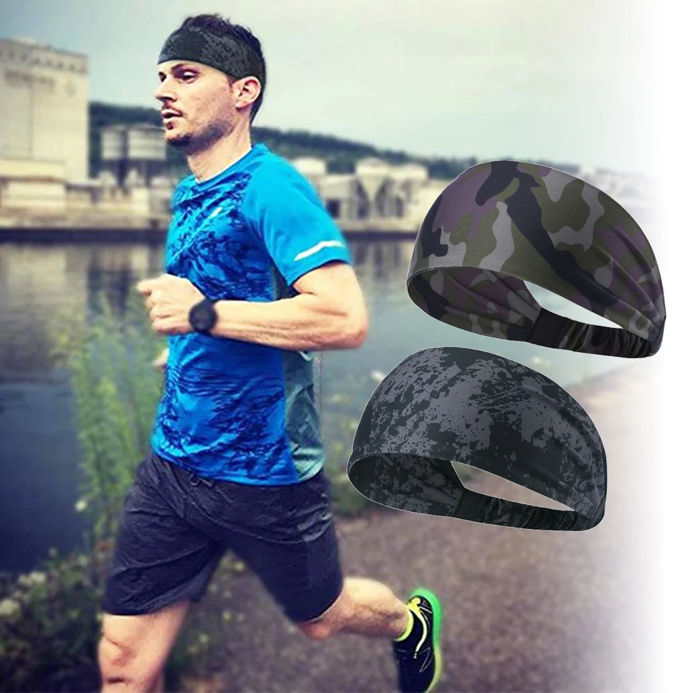 

2 Pcs Polyester Headband Elastic Fitness Sweatband Yoga SPA Sport Hairband for Makeup Face Wrapping Gym Running Cosmetics Beauty