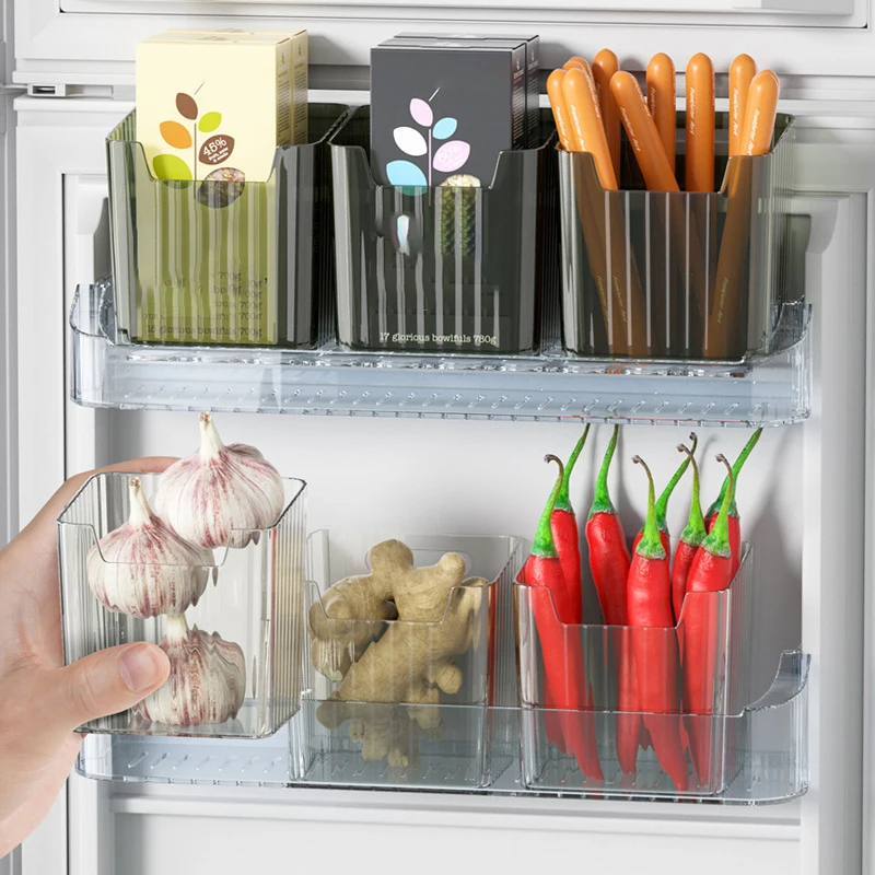 Refrigerator Food Fresh Storage Box Fridge Side Door Fruit Vegetable Spice Food Case Container Kitchen Organizer Storage Boxs