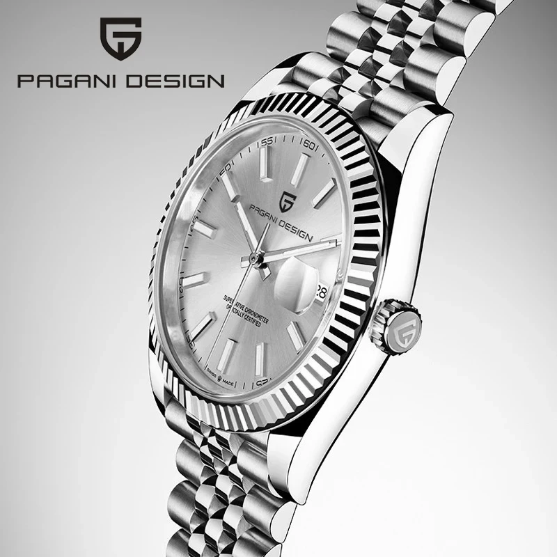 PAGANI DESIGN Mens Watches Top Brand Luxury Wristwatch Mechanical Automatic Watch Business Simple Stainless Steel Waterproof