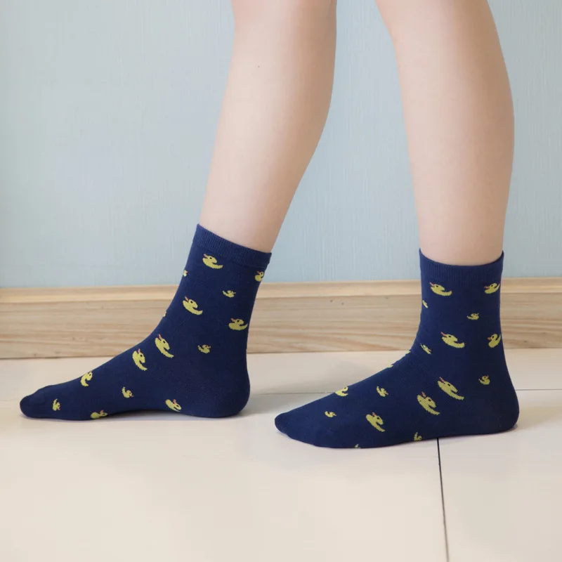 

Cartoon Cute Animal Duck Pattened Short Socks Fashion Cute Women Funny Socks Female Casual Cotton Ankle Socks Harajuku Sox