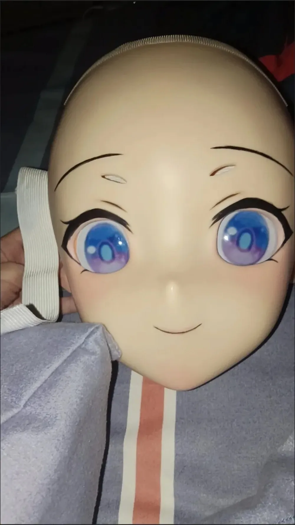 BJD Doll Mask Big Face Girl Human Mask Resin Material Human Face Mask DIY Accessories Doll Face No Makeup Doll Toys