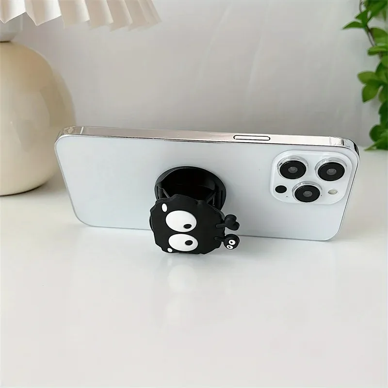 3D Cute Little Furball Phone Holder Griptok Finger Ring Support For iPhone Samsung Cases Grip Tok Socket Bracket Girl Gift - náhled 4