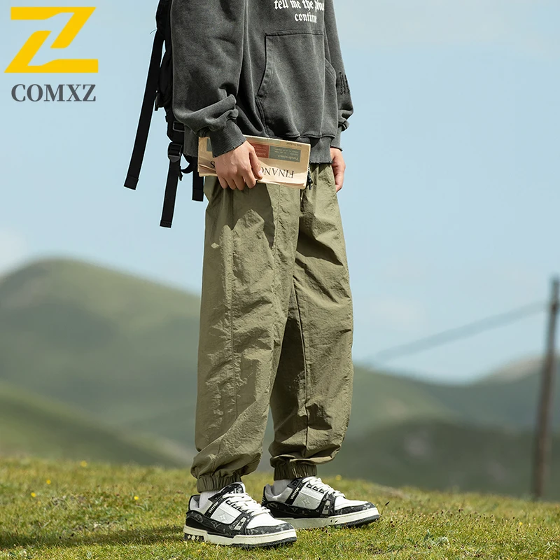 

Men Casual Pants 2025 New Waterproof Wear-resistant Breathable Loose Hiking Harem Pants Outdoor Camping and Travel Assault Pants