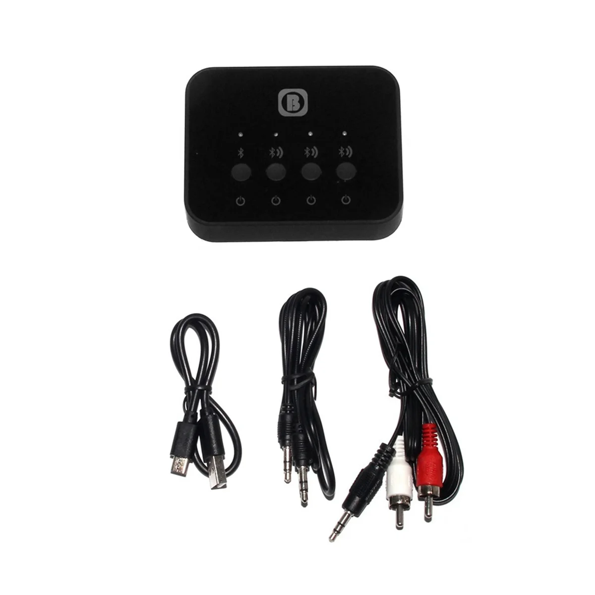 Transmissor receptor bluetooth adaptador sem fio para alto-falante tv pc carro sem fio áudio compartilhador música streaming estéreo ydh