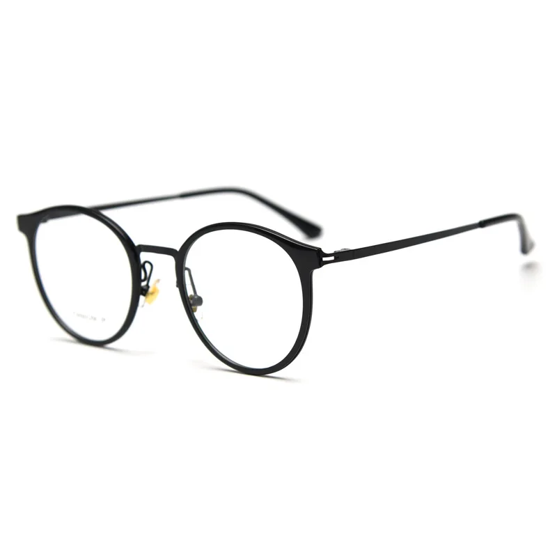 98298 New Fashion Titanium Light Retro Oval Frame Adjustable Myopia Glasses Frame   Men and Women  Affordable luxury style