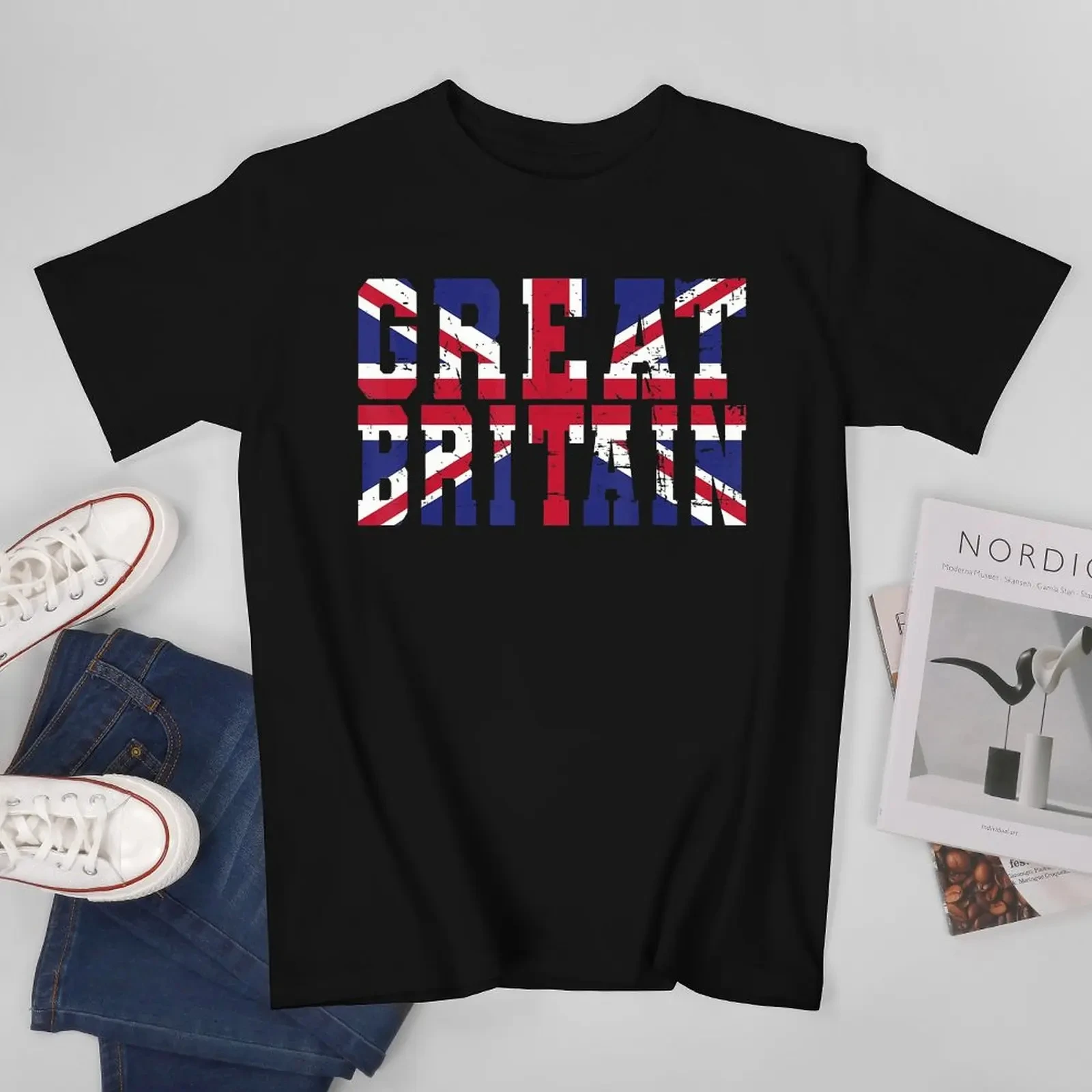 More Design Men Tshirt United Kingdom Flag UK Great Britain Tees T-Shirt O-neck T Shirts Women Boys Clothing 100% Cotton