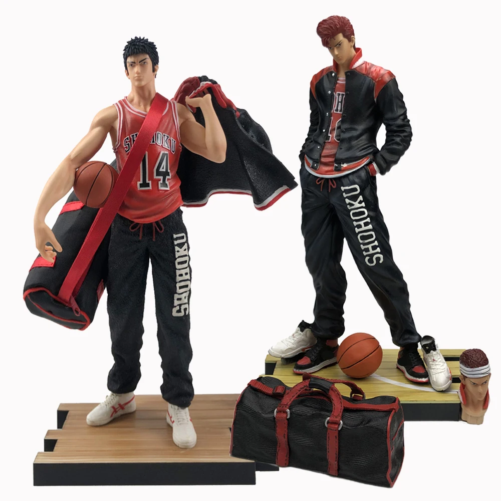 Anime ​SLAM DUNK 14 Hisashi Mitsui 10 Sakuragi Hanamichi Action Figure Big Excellent Model Toy Boy Birthday Gift Collectibles