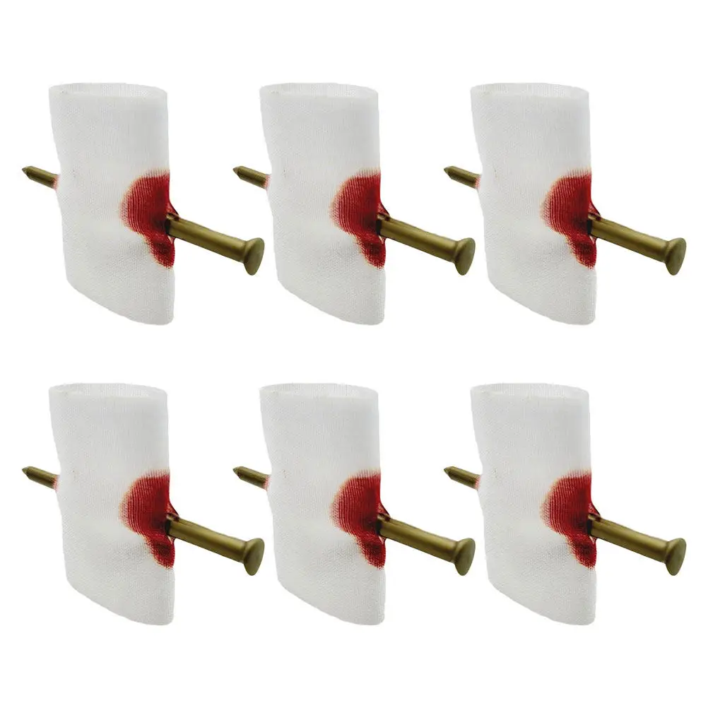 

Набор из 6 уникальных реквизитов для розыгрышей: палец со сквозным ногтем, приколы для вечеринок на Хэллоуин и 1 апреля, забавные новинки для праздников