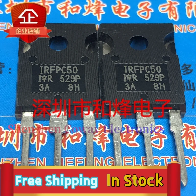 

10PCS-30PCS IRFPC50 TO-247 600V 11A In Stock Fast Shipping