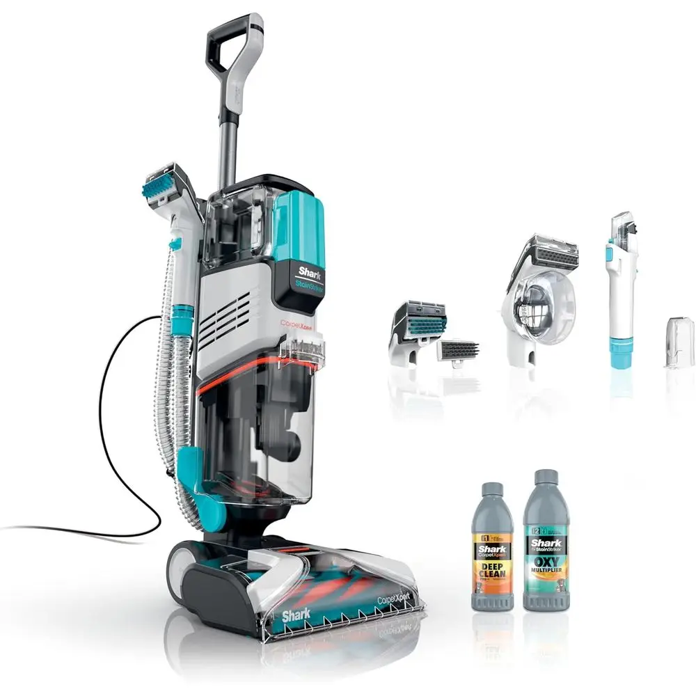 Upright Cleaner for Carpet, Rug, and Upholstery with Stain Removal Feature - Renewed