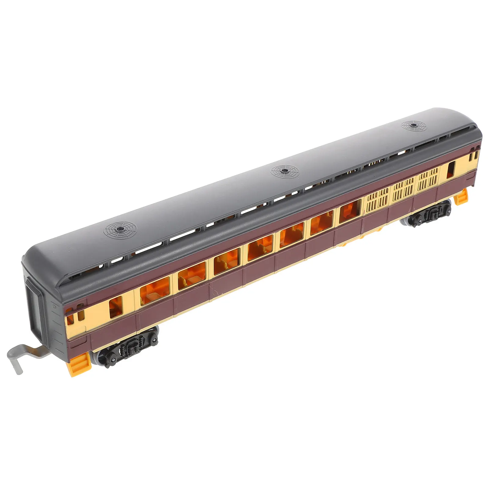 Diecast Subway Train Set High Speed Locomotive Engine Linked Sliding Bullet Railway Passenger Car for Kids Creative Family Fun