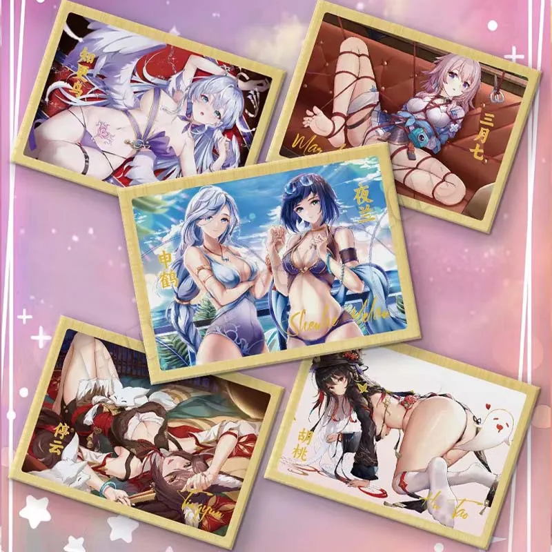 ACG Goddess Story Limited Sale New Style Sexy Naked Metal Cards Big Boobs Wife Card Collect Toys Adult Blind Box Holiday Gift