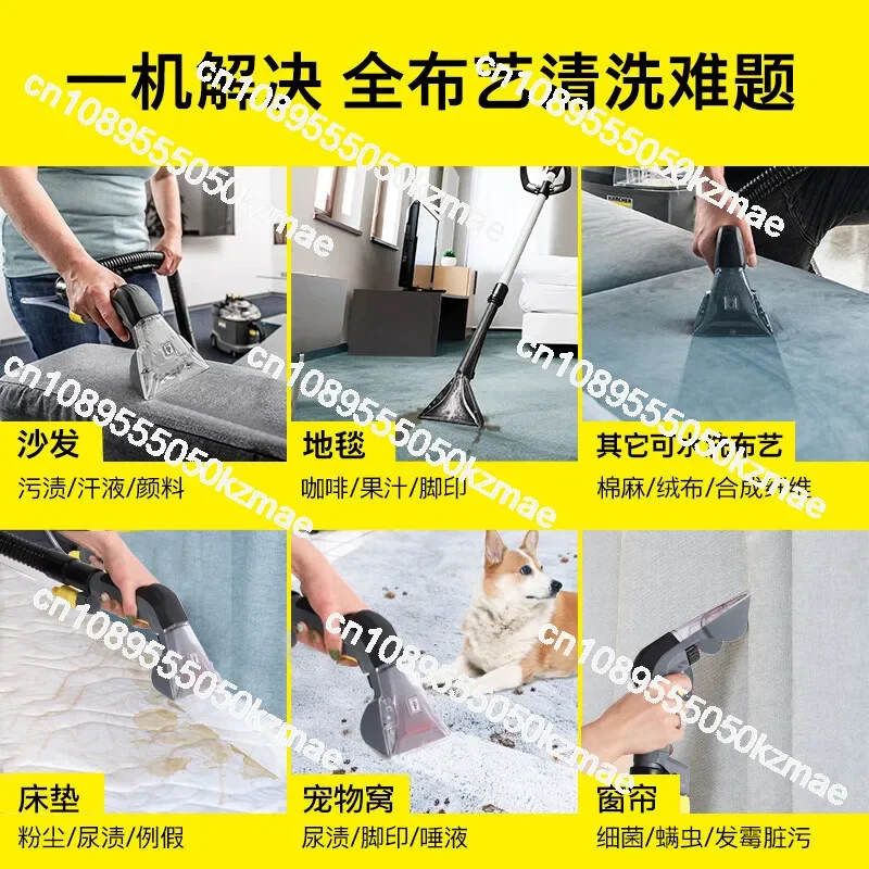 Sofa Washer Spray Extractor Multifunctional Carpet Curtain Cleaning Commercial Puzzi 8/1 Standard