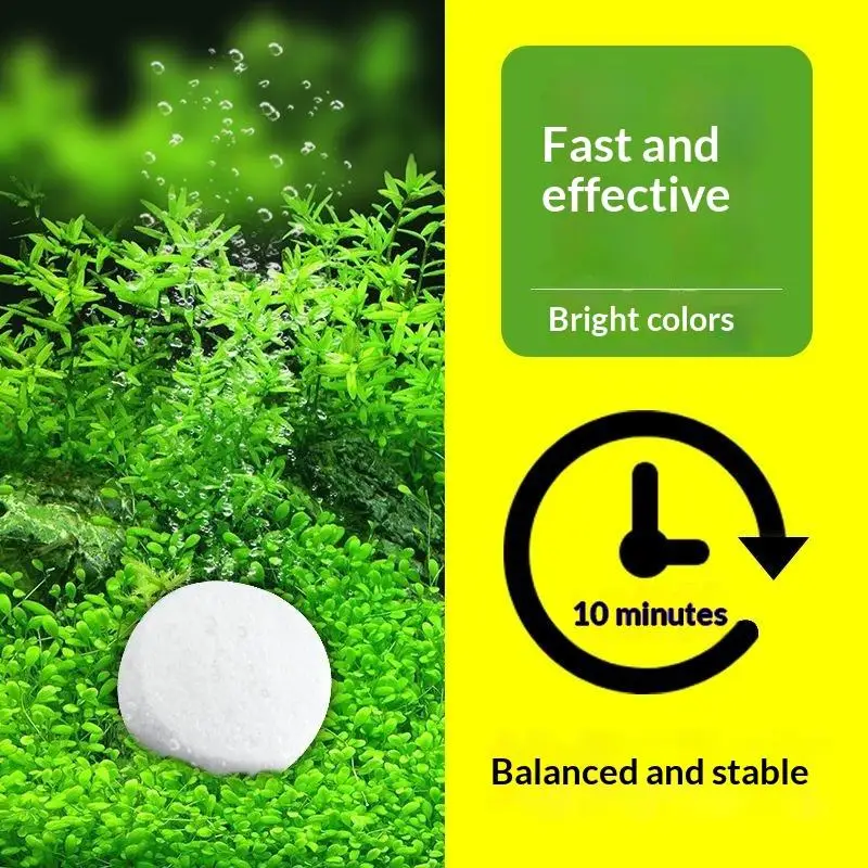 60/120PCS Tablets Form CO2 Tablet Diffuser Tablets Carbon Dioxide Carbon Dioxide Generator CO2 Diffuser Diffuser Tablets