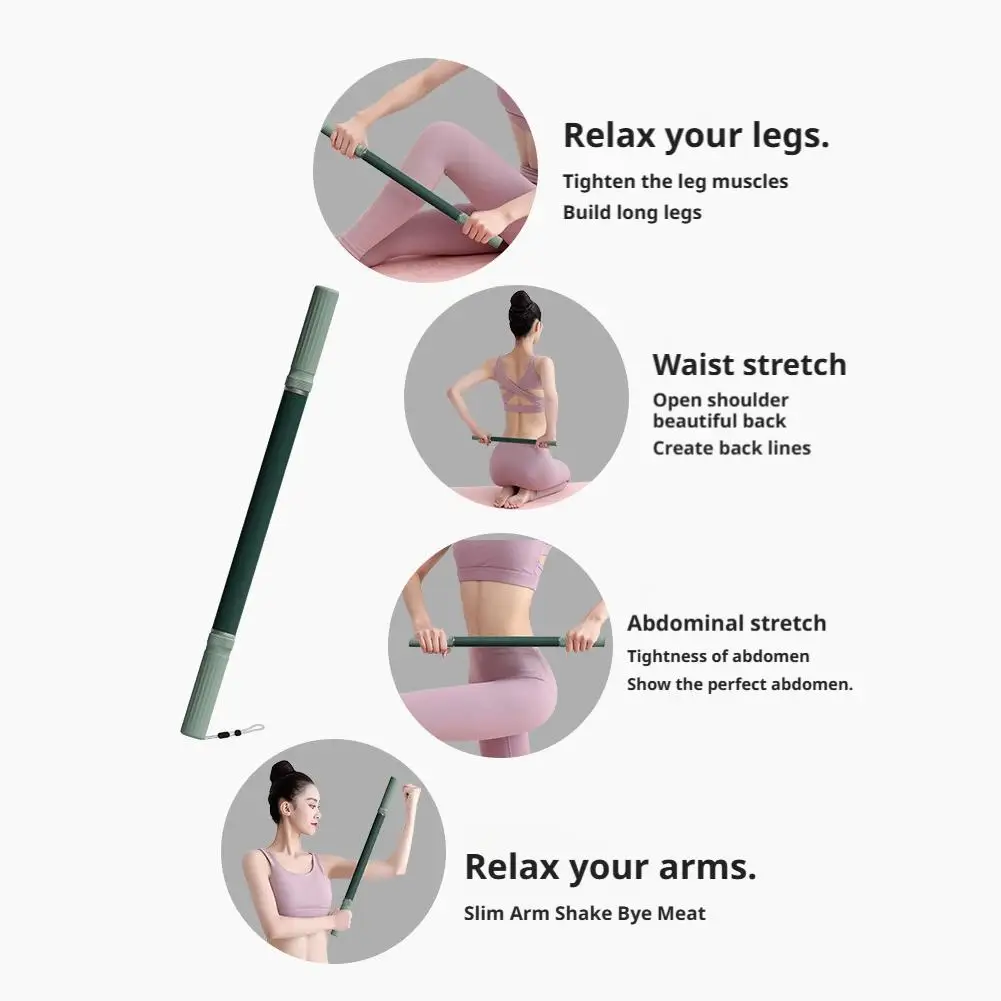 Yoga Stick For Body Stretching Relaxation Tool Roller Ergonomic Training Device Fascia Relaxation Fitness For Sports Outdoors
