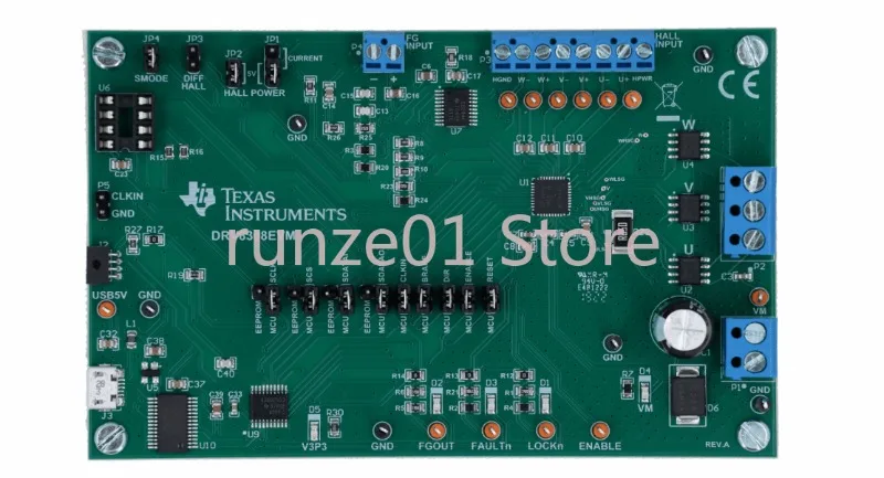 Pilote de moteur CC sans balais triphasé, DRV8308EVM, DRV8308, module d'évaluation à induction