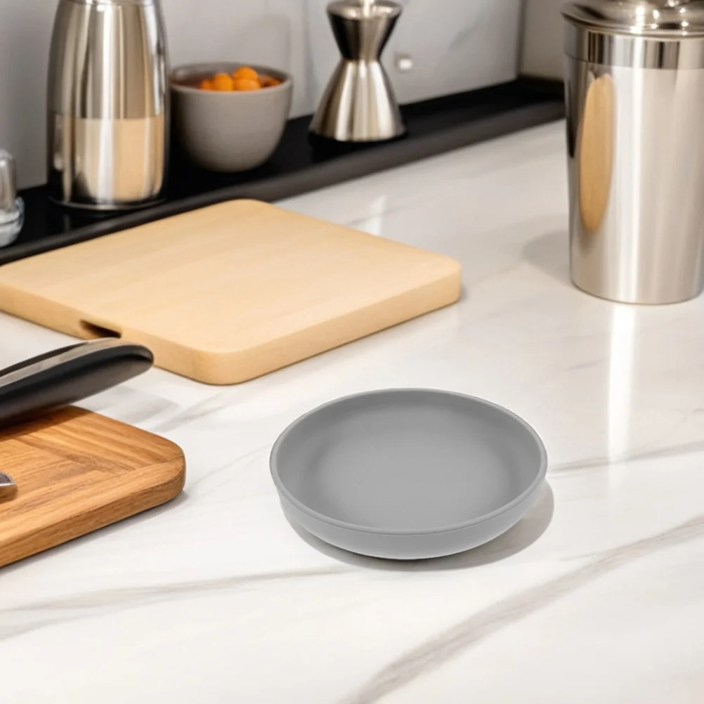 

2 Pcs Elderly Cooking Equipment Non-skid Dinnerware Self-feeding Plate Disabled