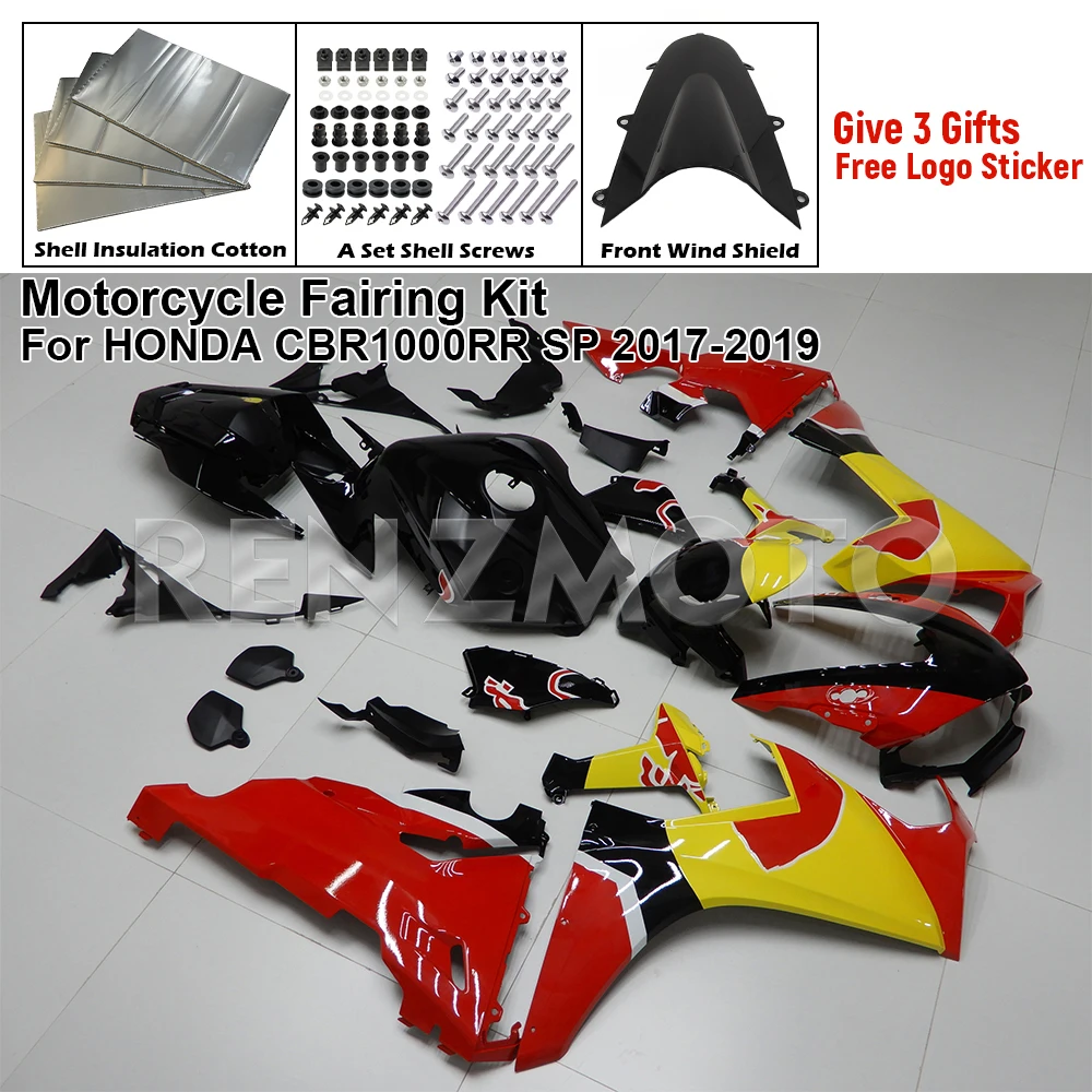 

Для Honda CBR1000RR CBR 1000RR 1000 CBR1000 RR 2017 2018 2019, пластиковый обтекатель кузова, комплект кузова мотоцикла, инъекция ABS