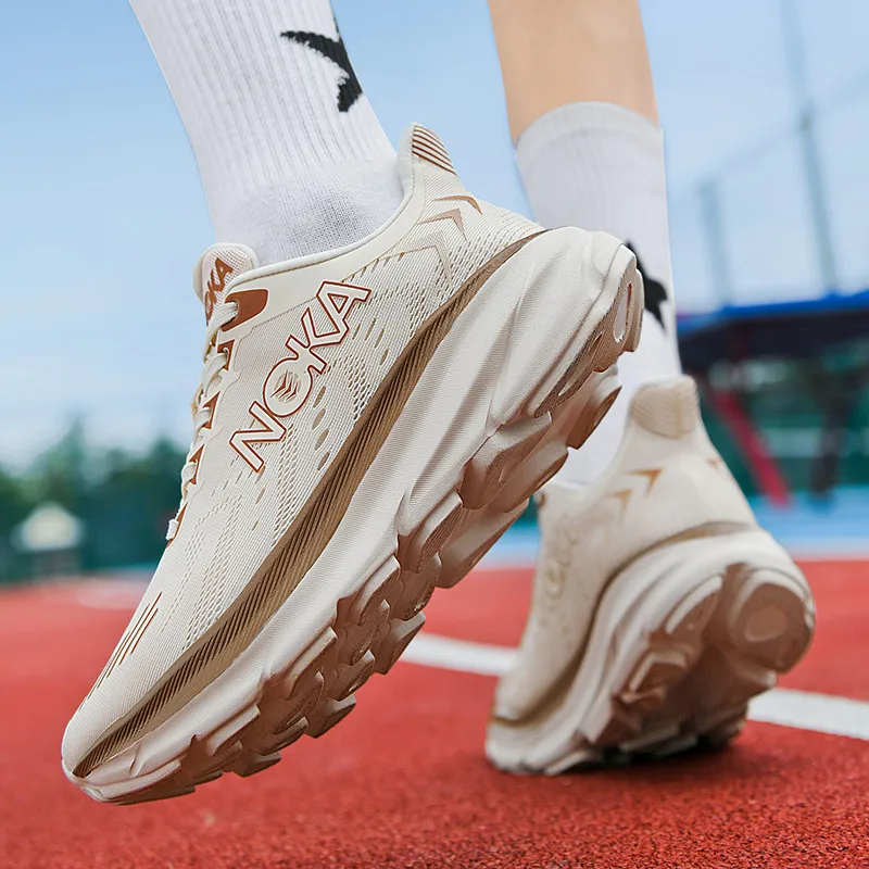 Men's Running Shoes Thick Sole Lightweight Sneakers Men Comfortable Mesh Casual Sports Shoes for Men