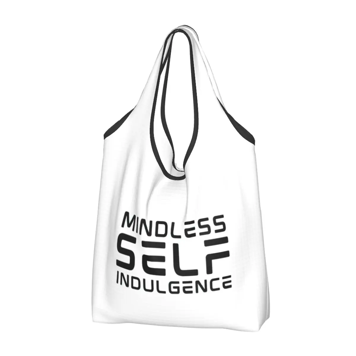 Custom Msi Mindless Hip Hop Punk Rock Self Indulgence Shopping Bags  Portable Large Capacity Grocery Electro Shopper Tote Bags