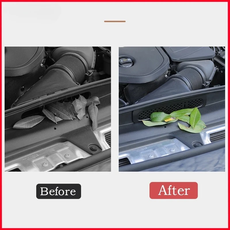 المحرك الغطاء الواقي كمية غطاء غبار العادم لمرسيدس بنز C E GLC الفئة W206 W214 X254 تعديل السيارات الملحقات