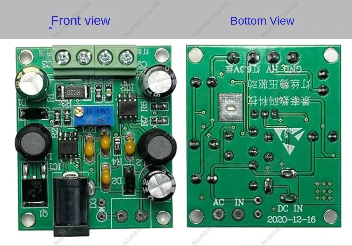 6E2 Cat Eye Indicator Electronic Tube Driver Kit Volume Level Fluorescent Indicator Gallbladder Machine DIY Modification