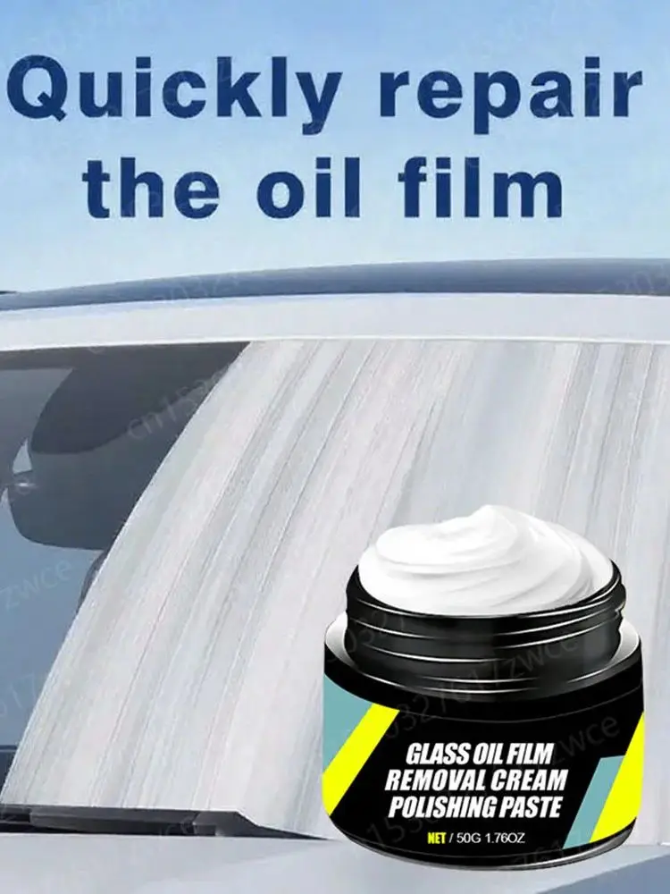 Auto-Glaspolitur-Set für Windschutzscheiben Ölfilm-Reinigungsbürste Auto-Glasreiniger Wasserabweisend Anti-Regen Hydrophob