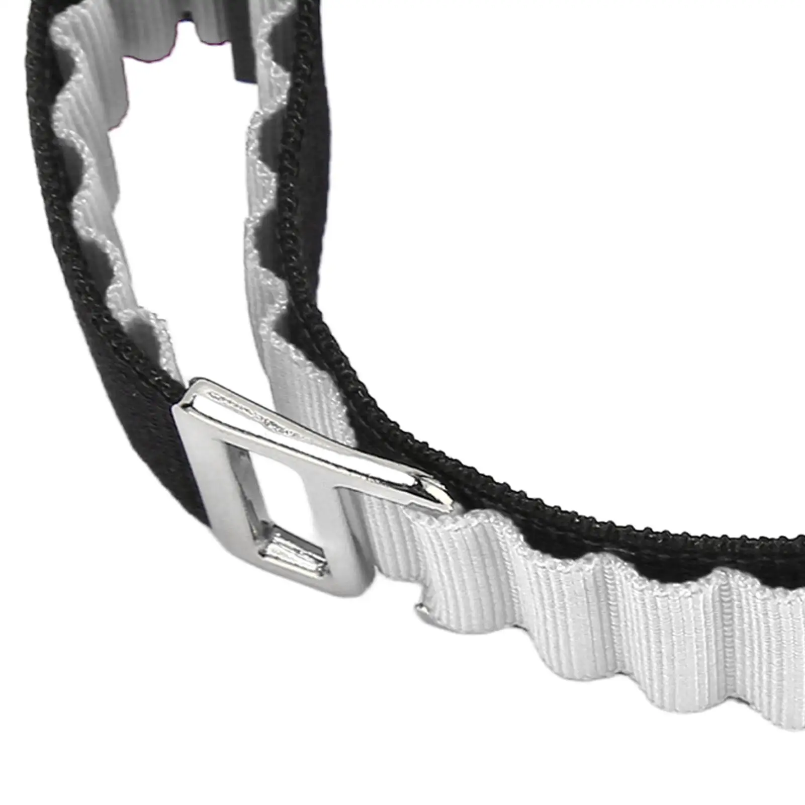 حزام ساعة منسوج من النايلون المطاطي مع حافظة ممتصة للصدمات من البلاستيك لخيارات الألوان الأبيض والأسود المتوافقة مع Google Pixel