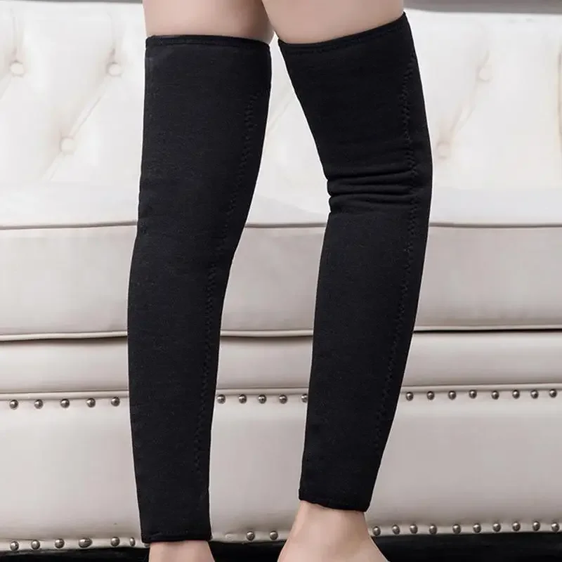 Cozy Cashmere Longer Thickened Imitation Rabbit Fur Warm Knee Pads Knee Support For Leg And Knees Cold Weather