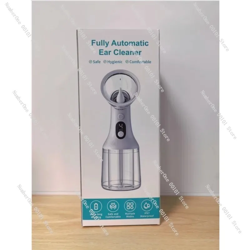 Automatic Ear Wax Removal Kit, Pulse Electric Ear Cleaner Portable for Adults Kids, Handheld Irrigation Washer