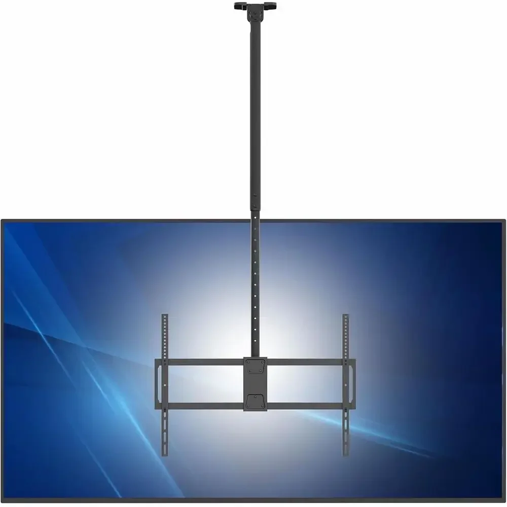 Adjustable Swivel TV Mount for 50-100 Inch Screens, Extends 5.5ft, 176 lbs Capacity, Black