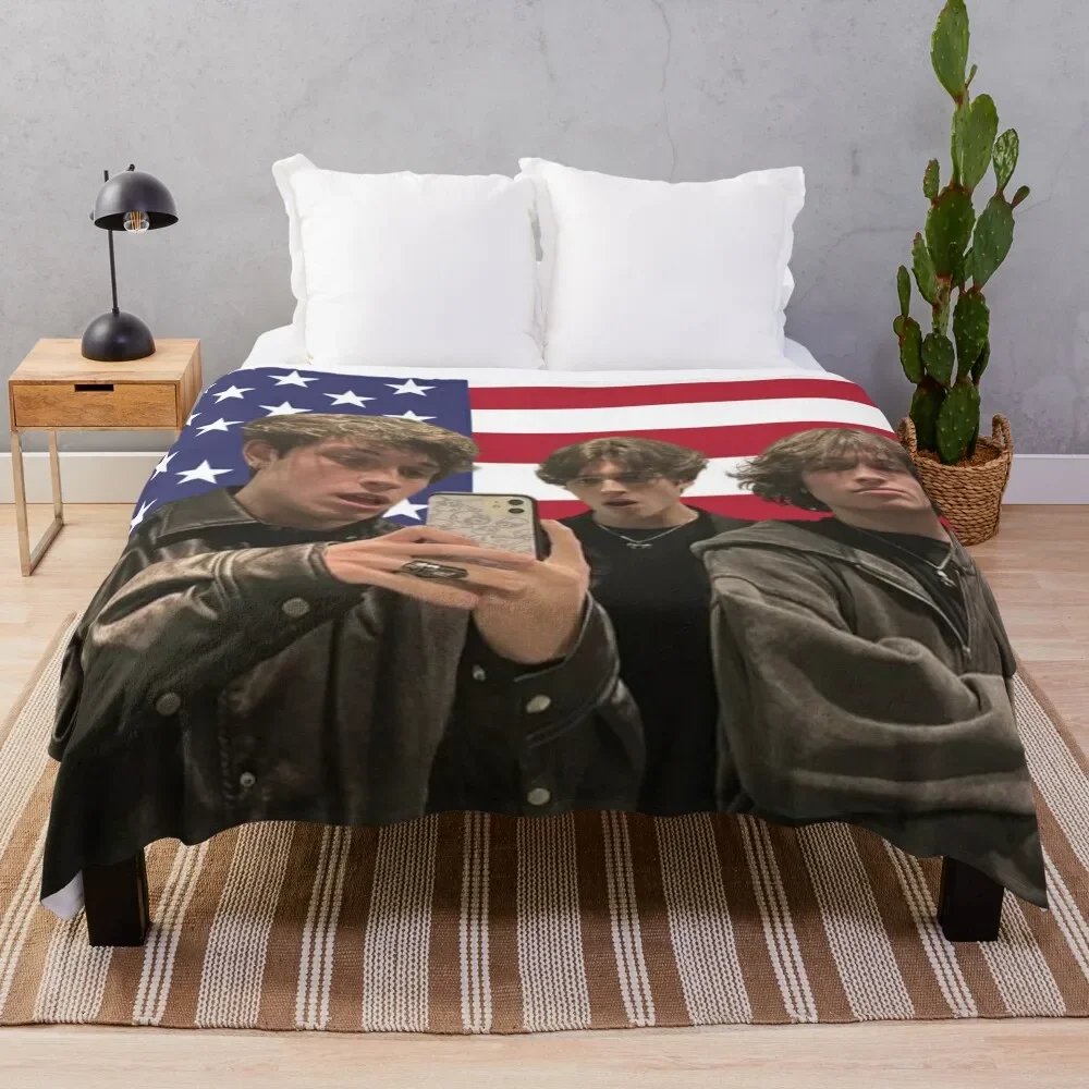 

Sturniolo Triplets Funny Iconic Merch Throw Blanket Blankets Sofas Of Decoration Luxury Brand Kid'S Shaggy Blankets