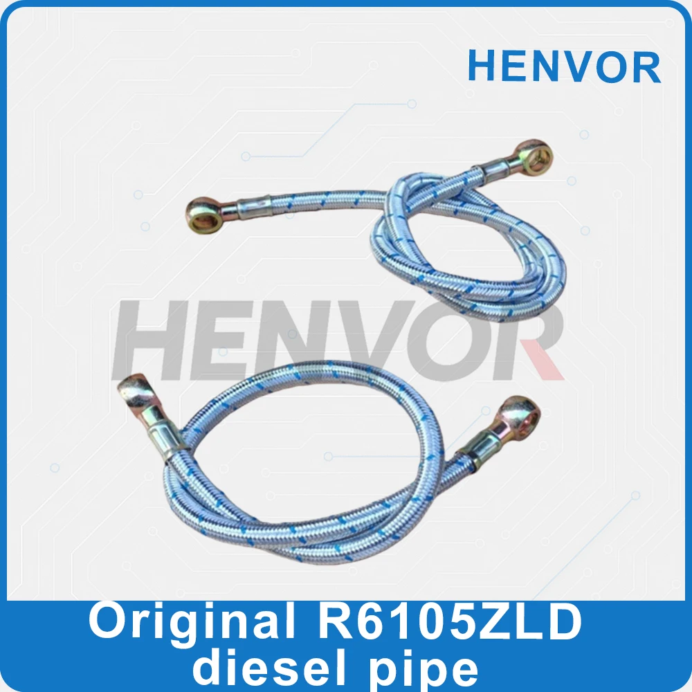 R4105ZD R6105ZLD Engine Fuel Hose Snakeskin Tube Pump Supply Line Machinery Replacement Parts