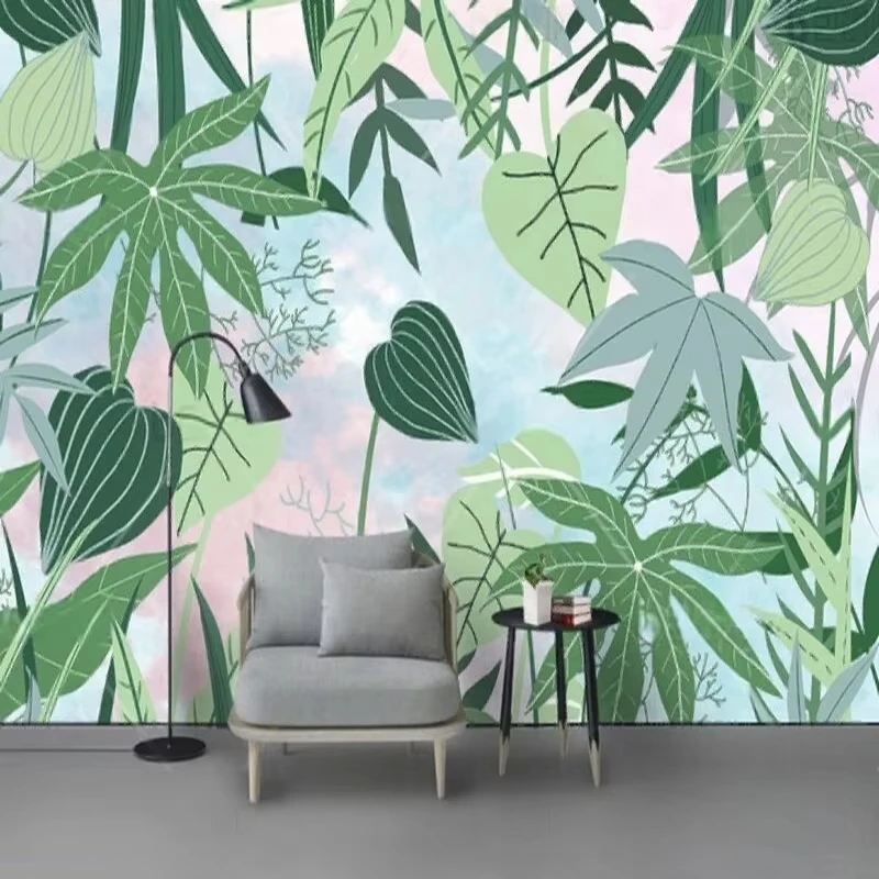 Customized wallpaper European style peacock Flower oil painting living room bedroom background wall decoration 3d wallpaper
