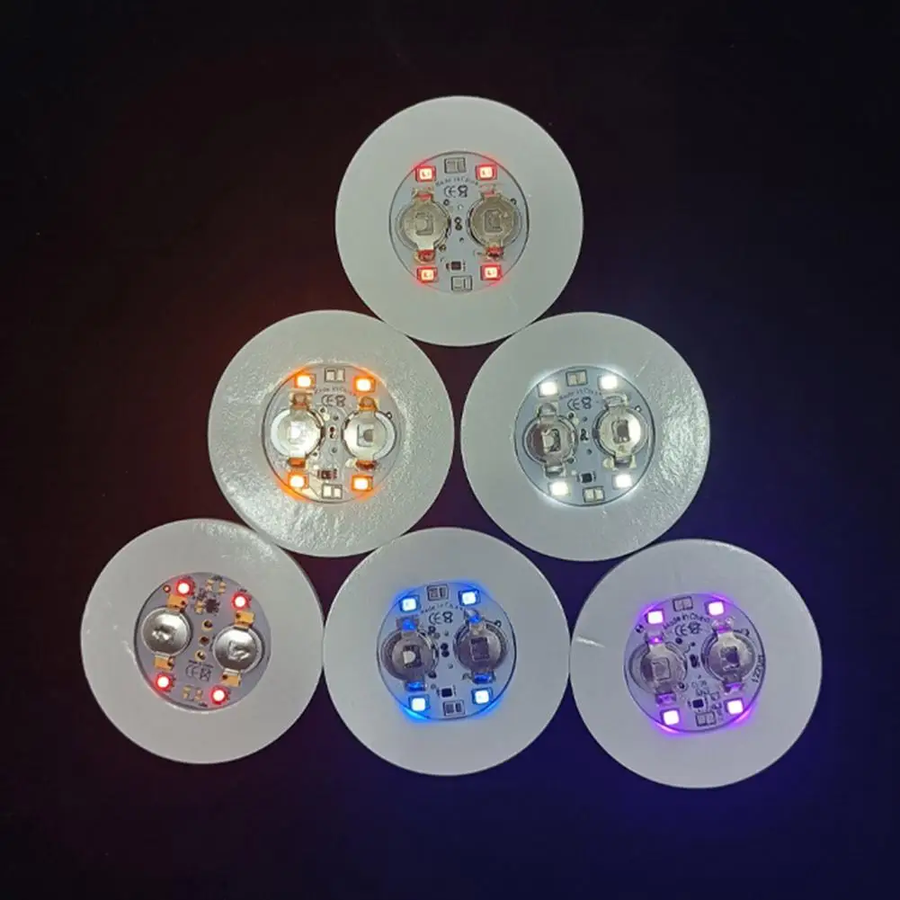 Led Drink Coasters Colorful Light Coasters Colorful Led Drink Coaster with 3 Light Modes Coaster 2.0 Bar Ambience Lights