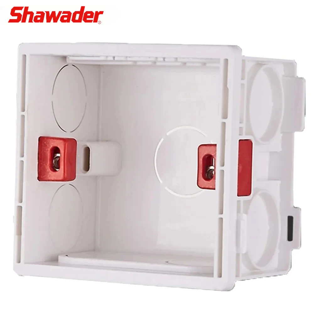 86 Switch Box Wall Mount Rectangle Handy Electrical Mounting Boxes Secret Stash Conduit PC Flame Retardant Material